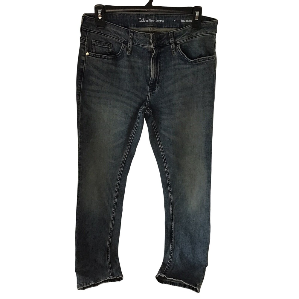 Calvin Klein Jeans Slim Boyfriend Wash Denim Jeans Women's Size 4
